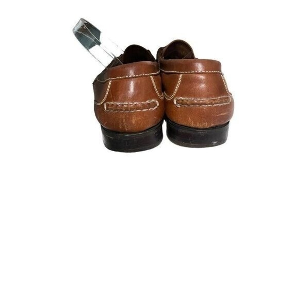 SAKS Fifth Avenue Men's Loafer Suede Leather Tassel Brown Size 10 - Picture 7 of 13